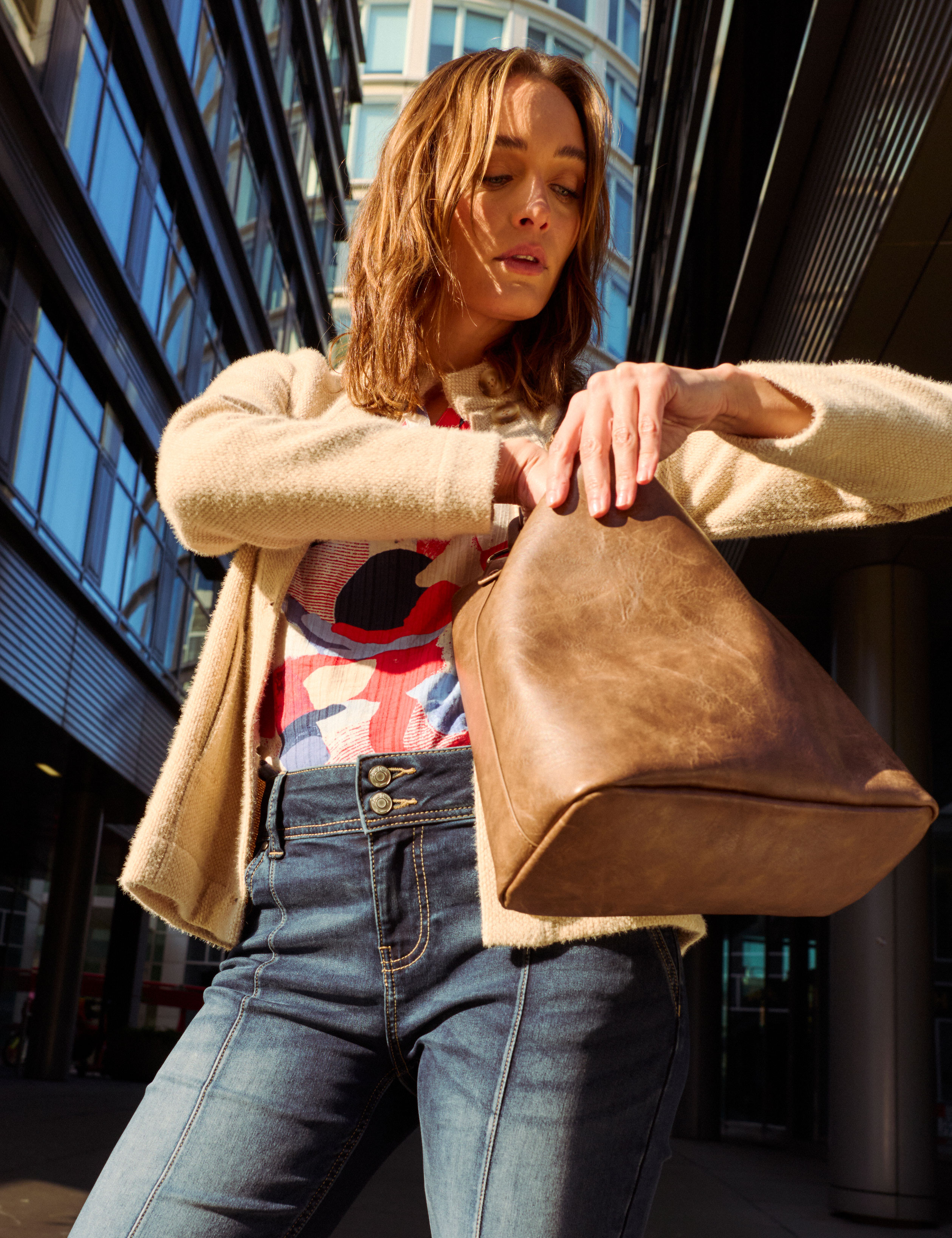 Praktischer Shopper mit Innentasche