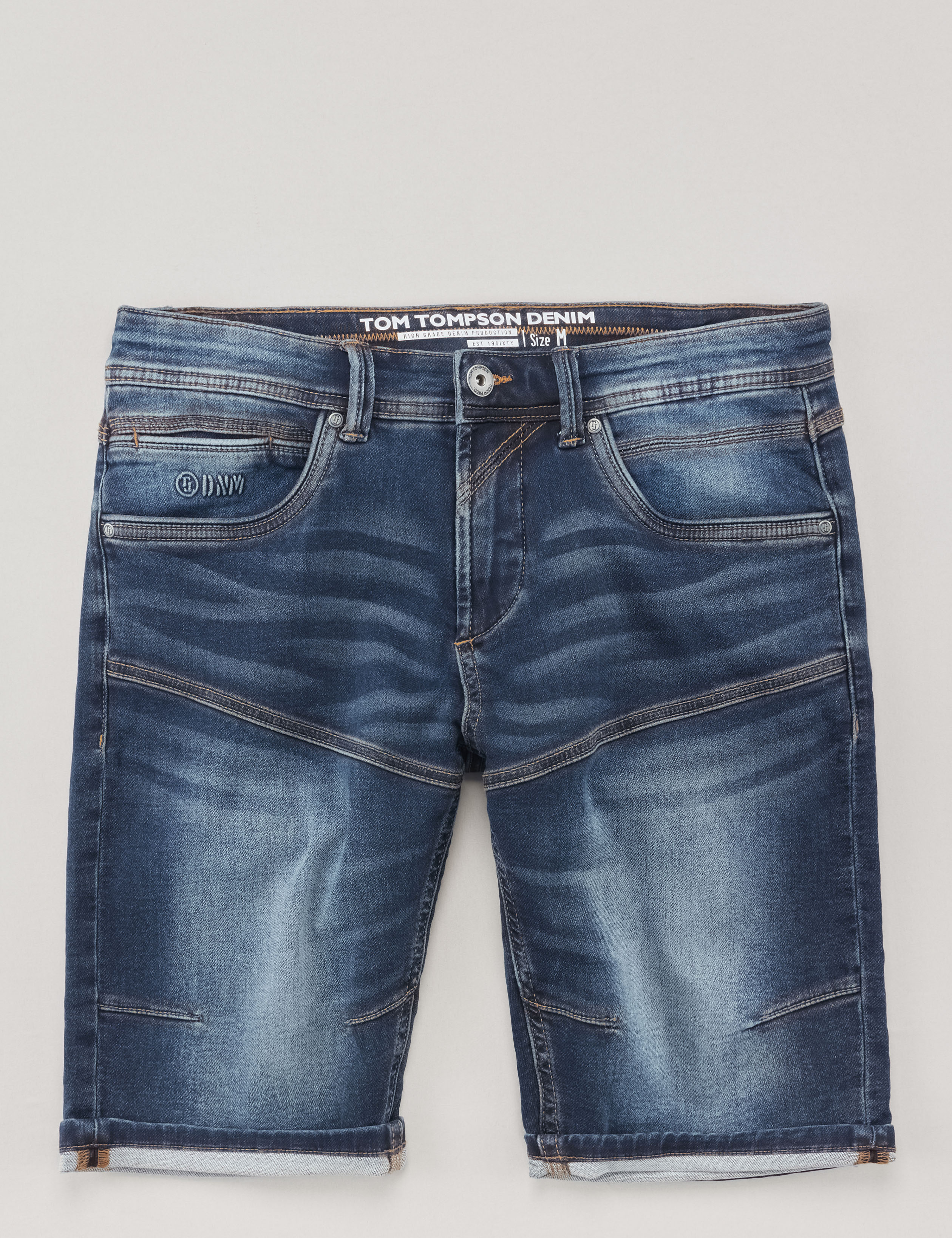 Jeans-Bermuda aus Jogg-Denim