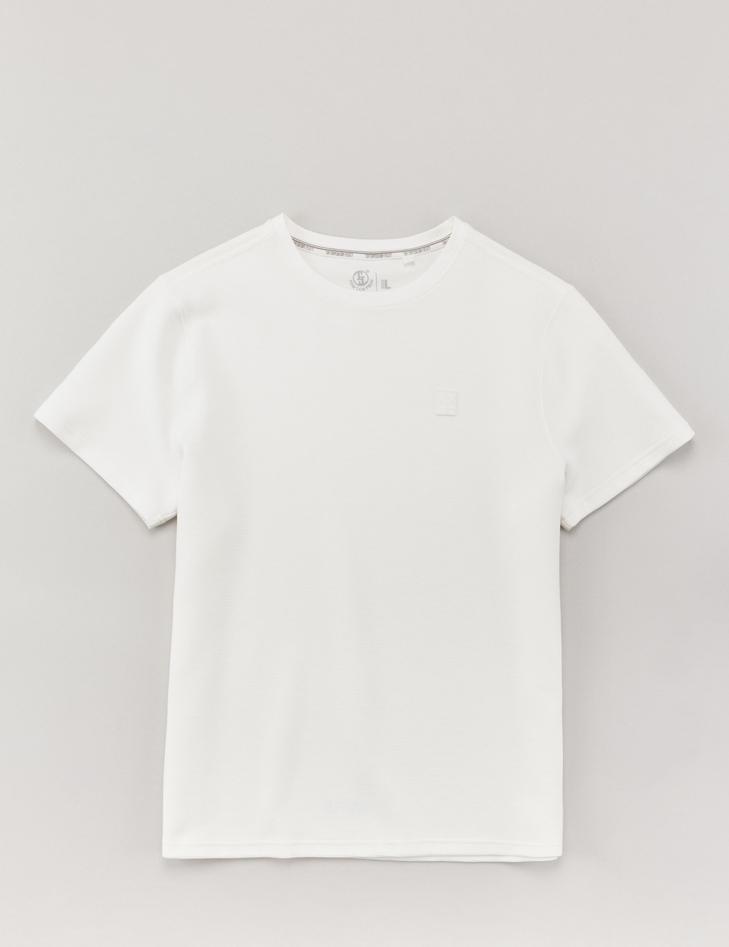 Softes T-Shirt mit Streifenstruktur