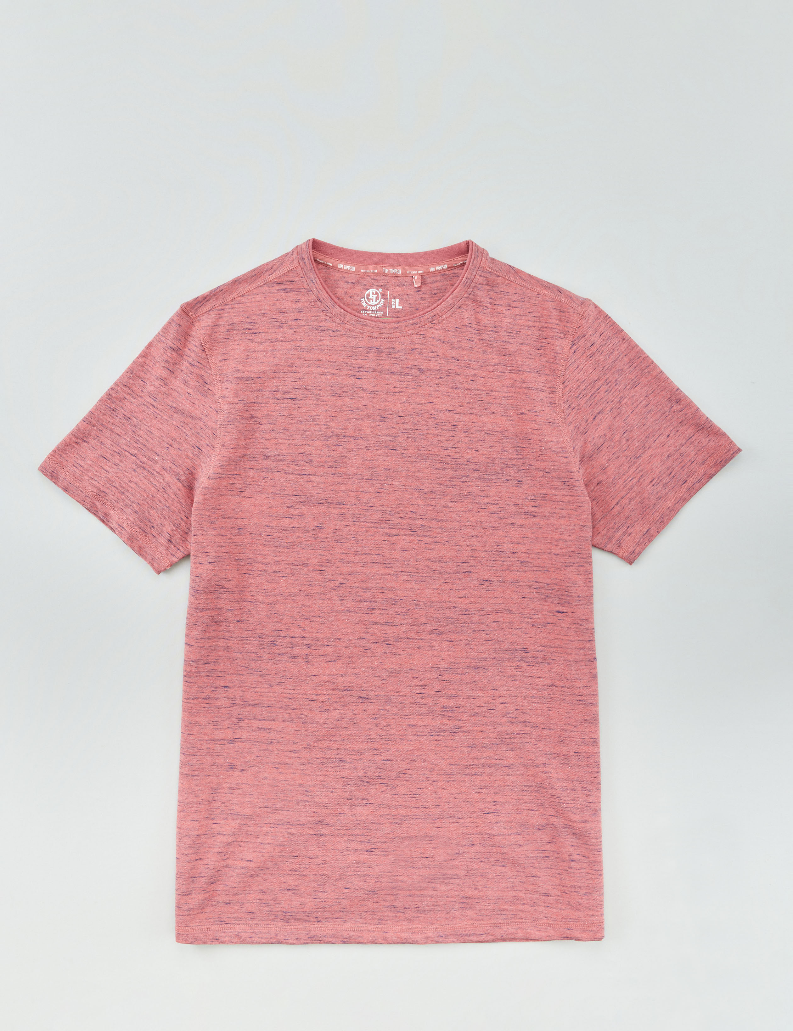 Leichtes T-Shirt im Melange-Look