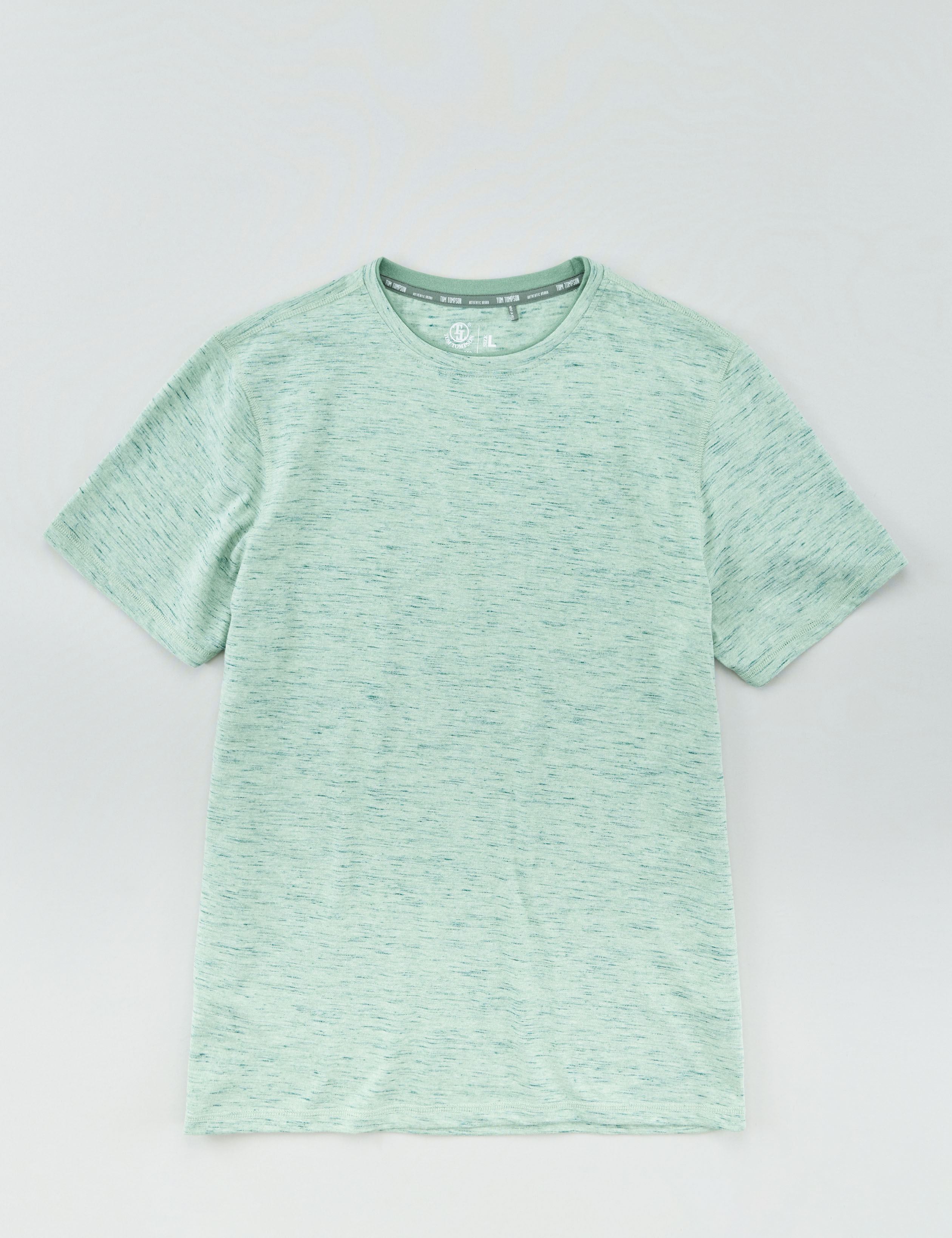 Leichtes T-Shirt im Melange-Look