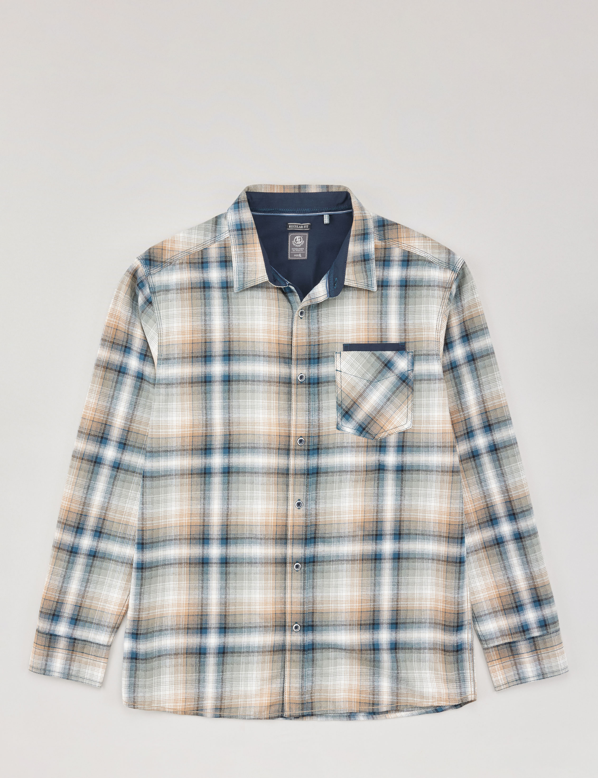 Flanell-Hemd mit Karomuster