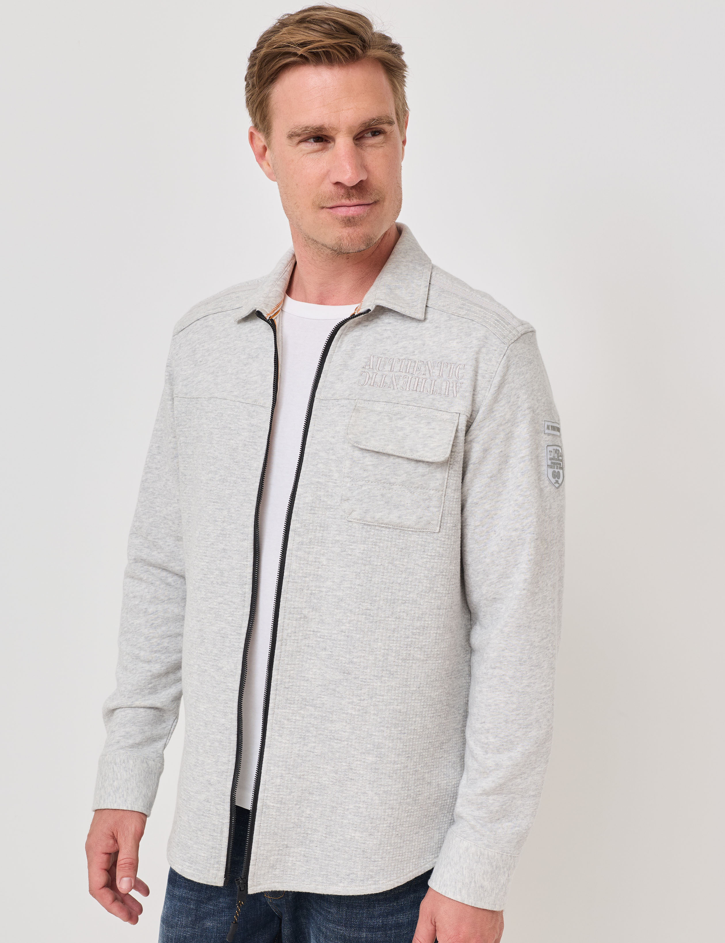 Over-Shirt aus Sweat Qualität