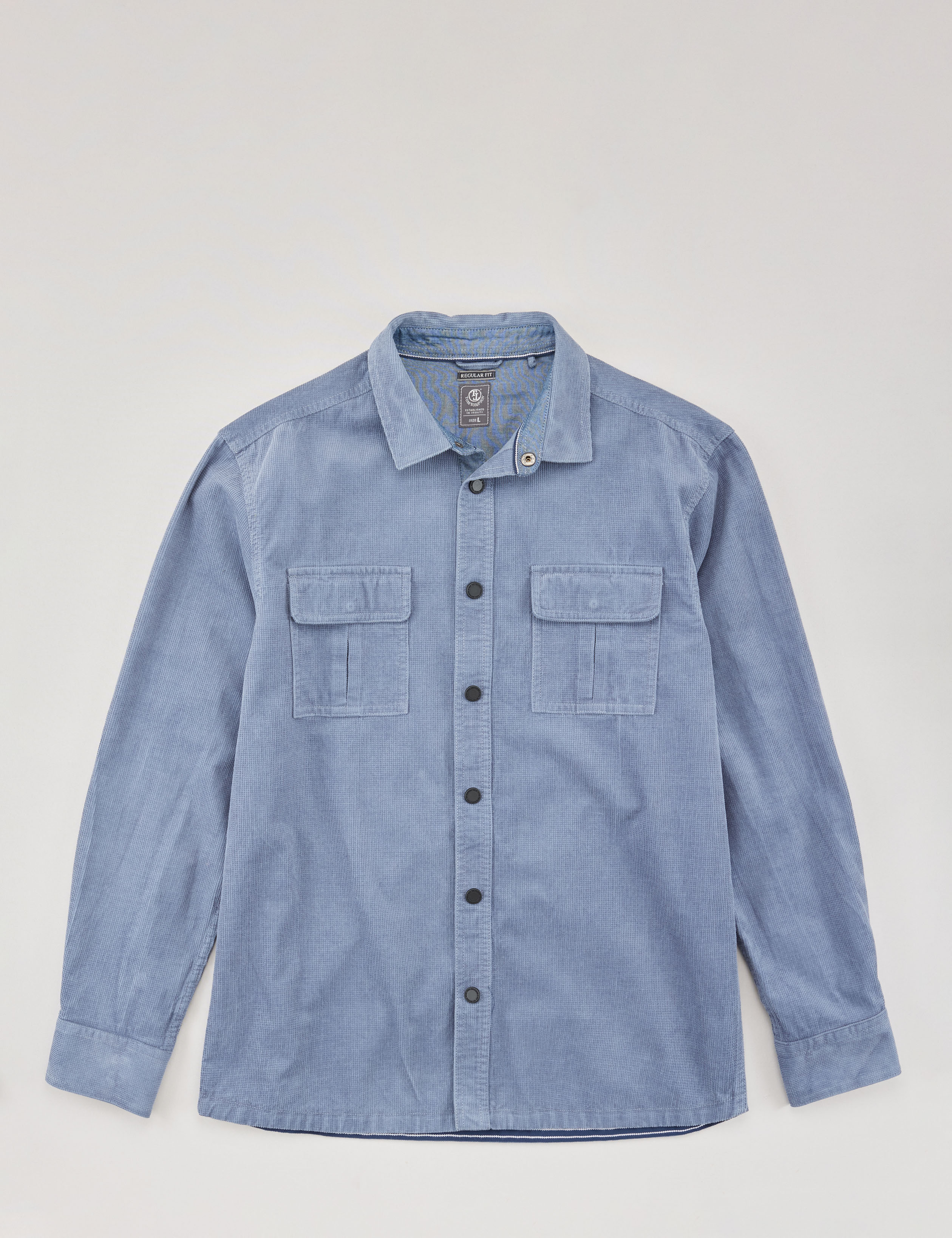 Unifarbiges Over-Shirt aus Cord