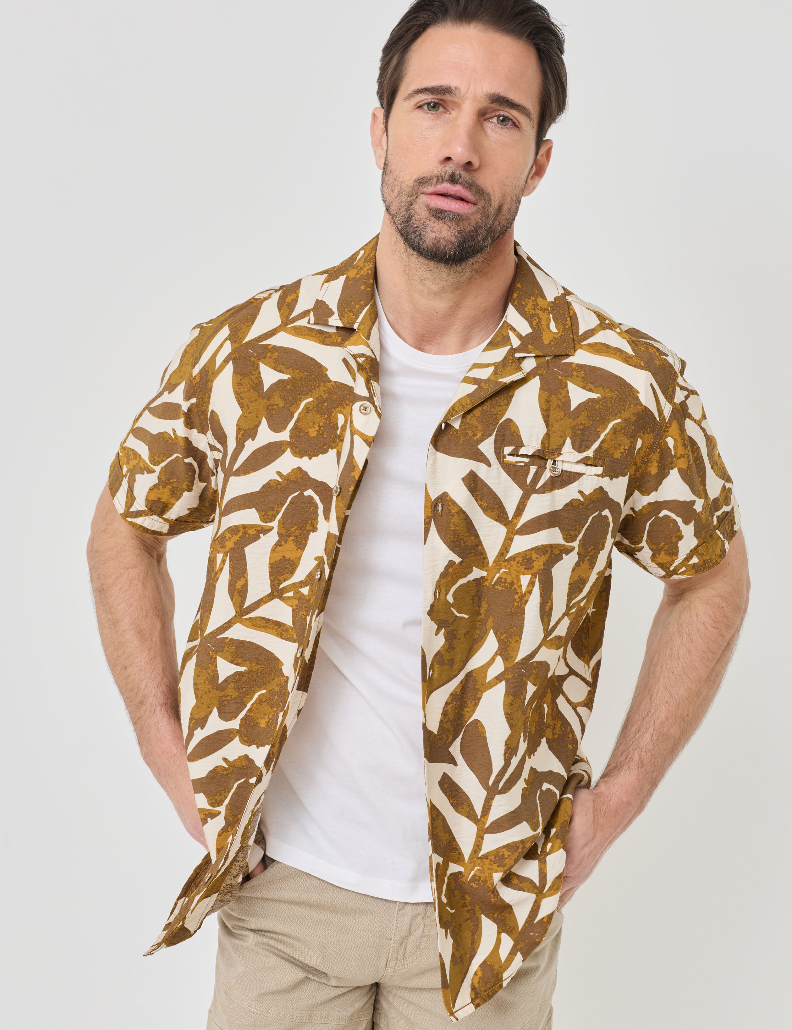 Bedrucktes Hemd mit Alloverprint