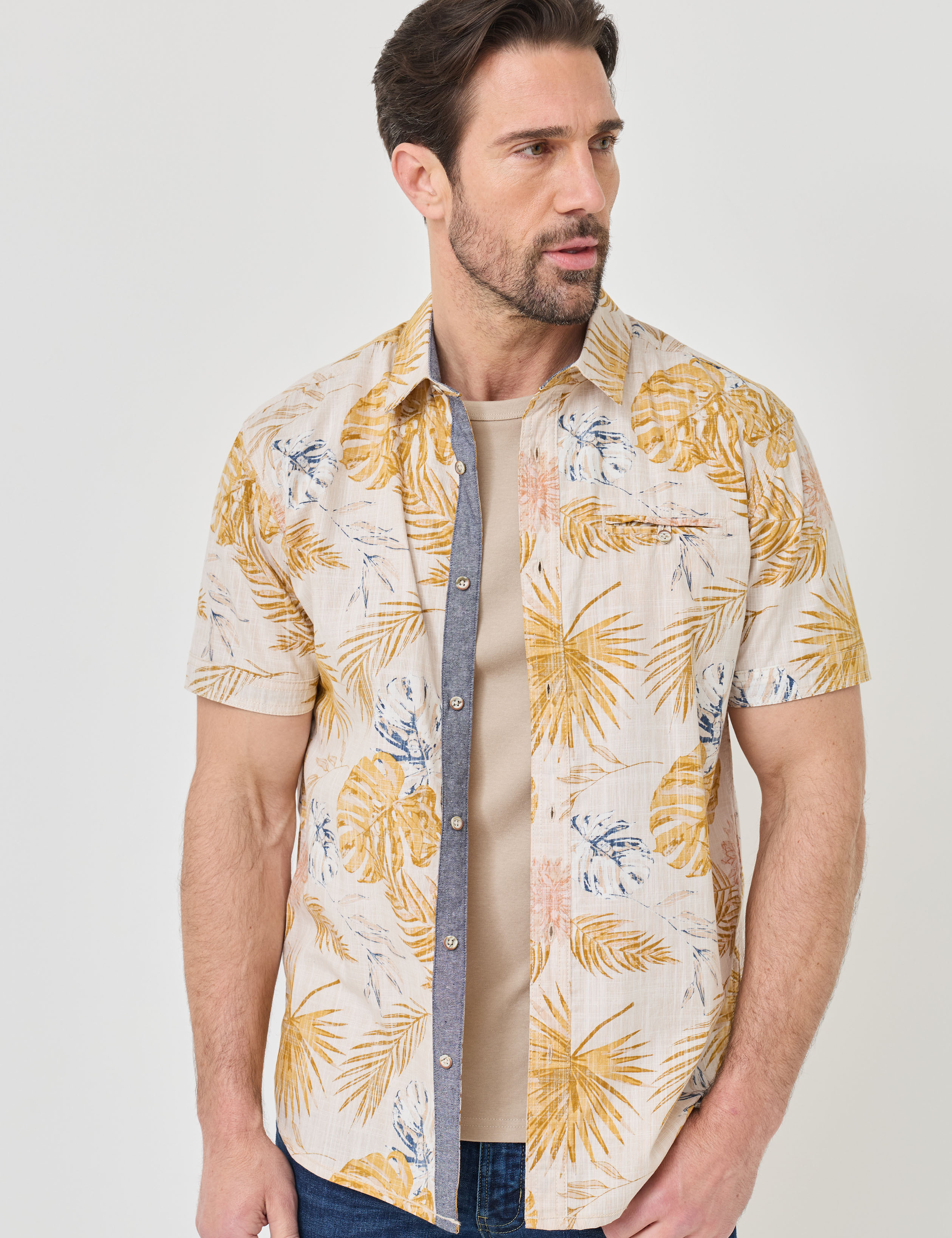 Leichtes Sommer-Hemd mit Print