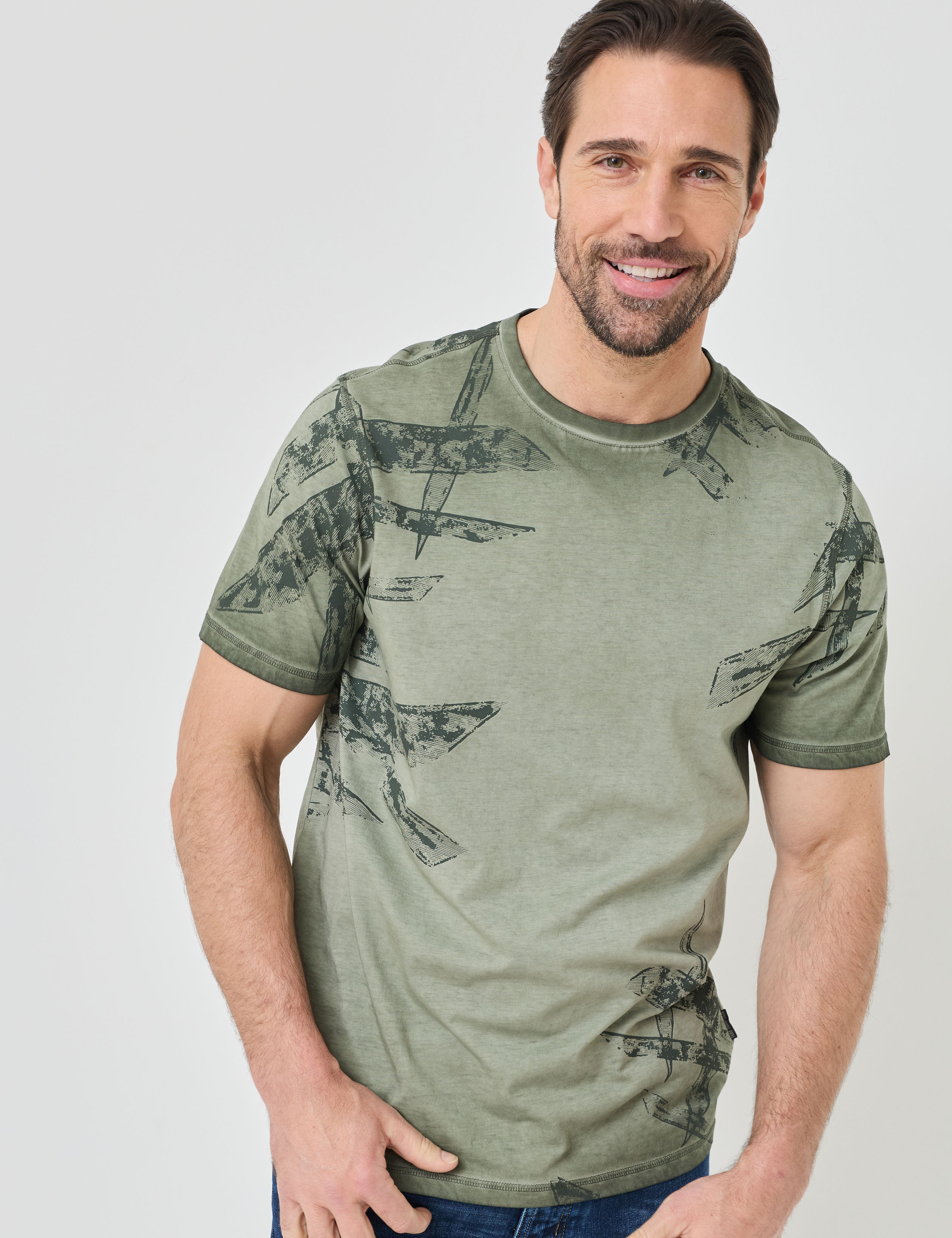 Lässiges Shirt mit Prints