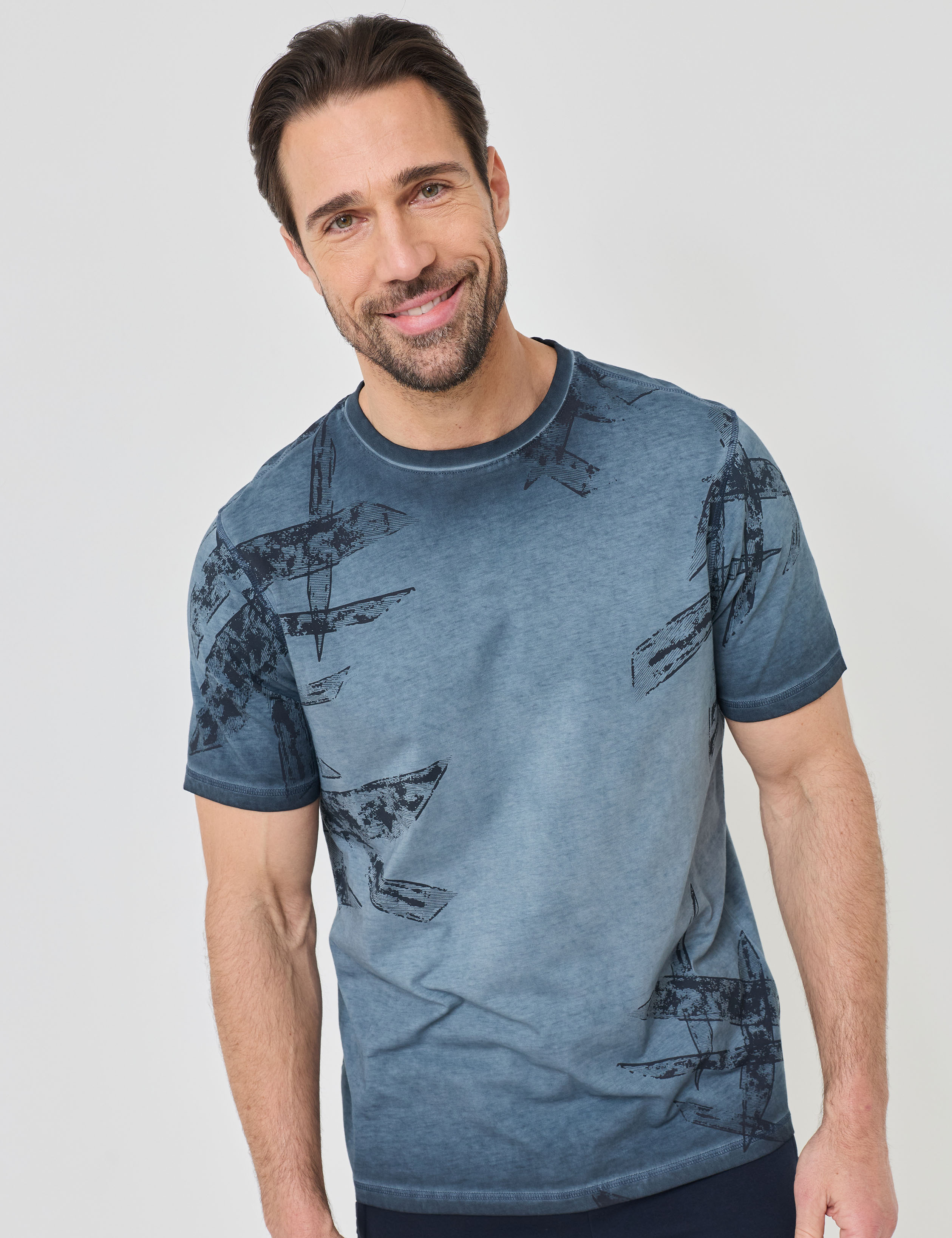 Lässiges Shirt mit Prints