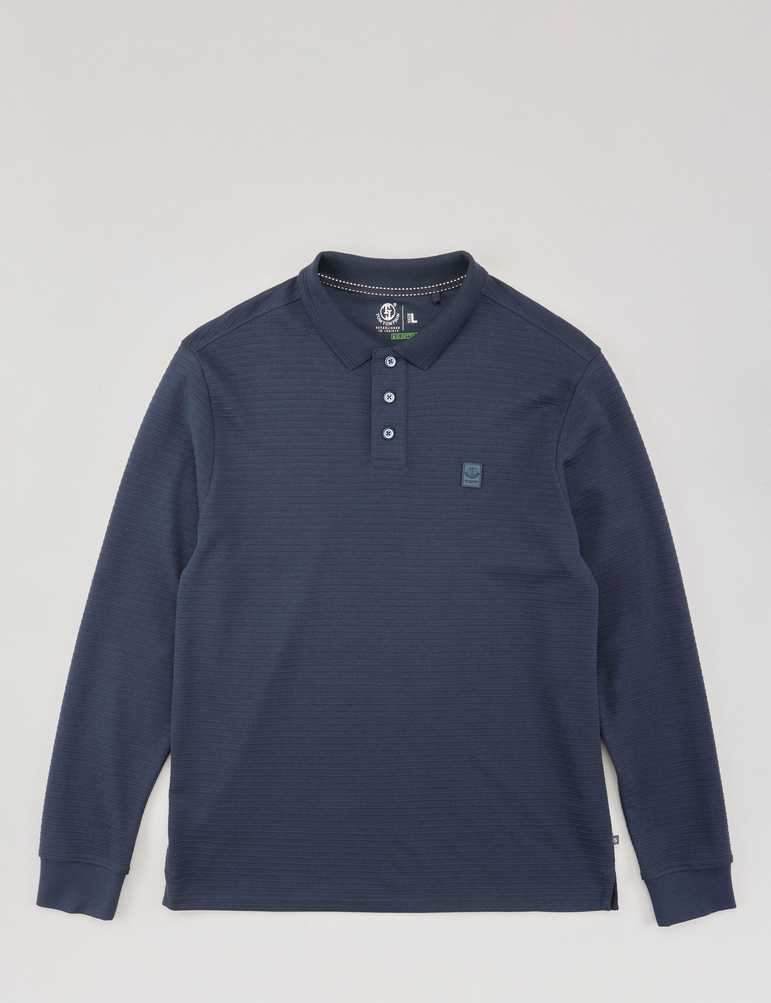 Kombistarkes Poloshirt m. Struktur