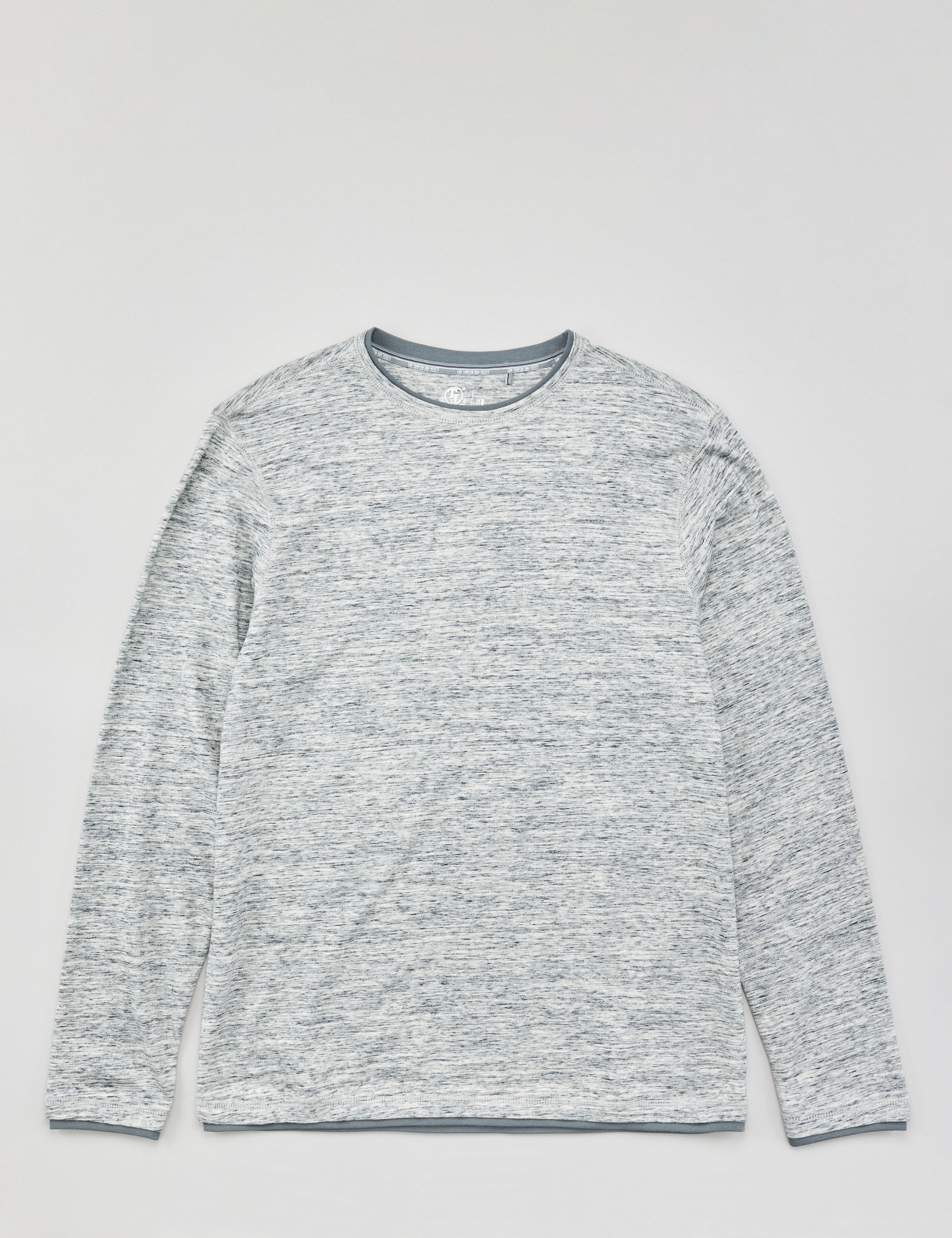 Allrounder: Meliertes Longsleeve