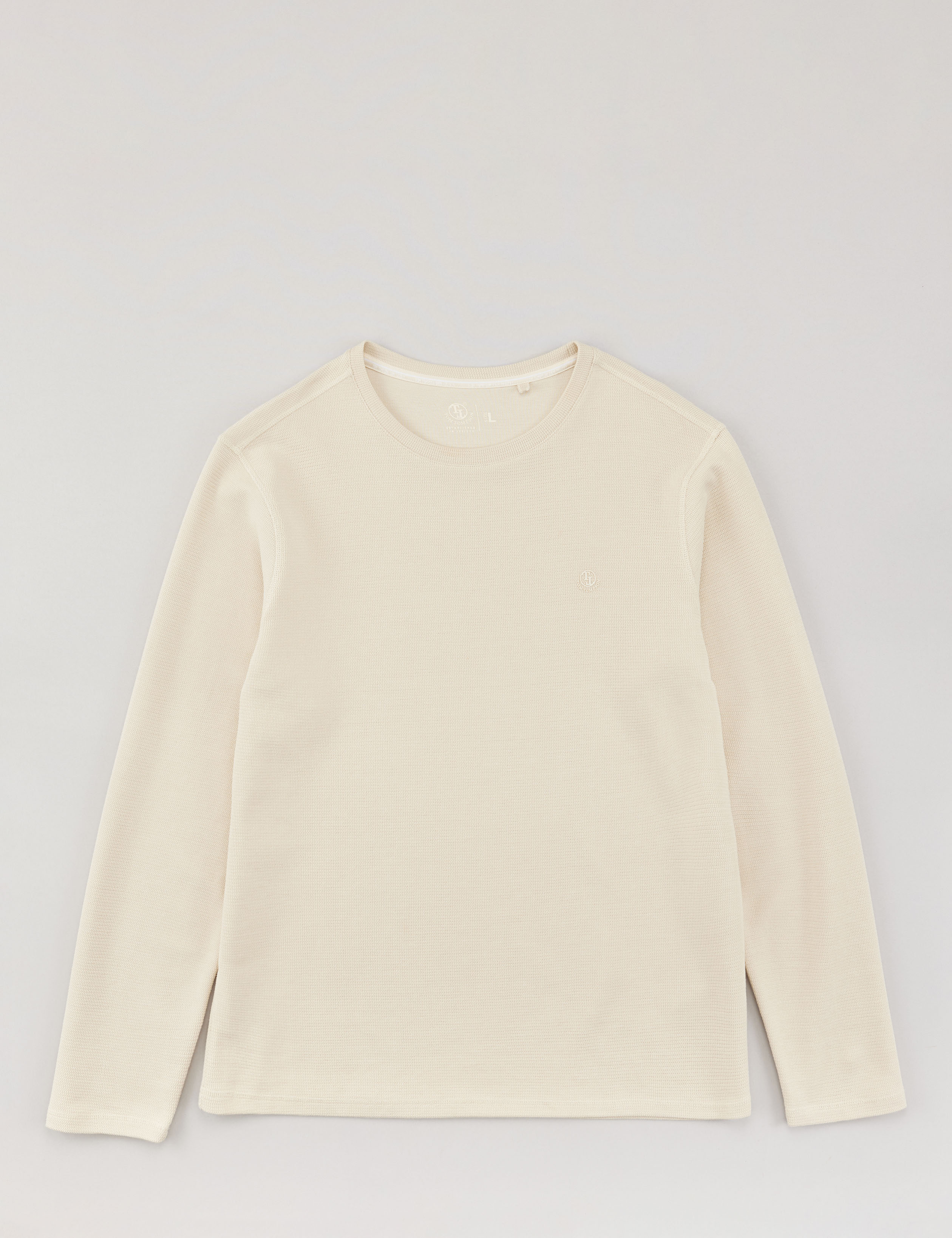 Longsleeve mit Waffel-Optik