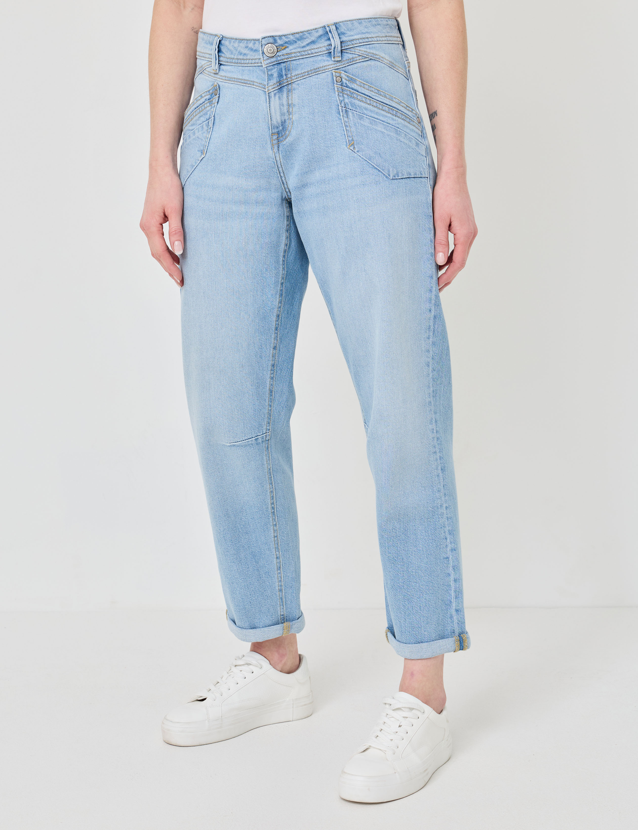 Relaxed Fit Jeans, große Taschen