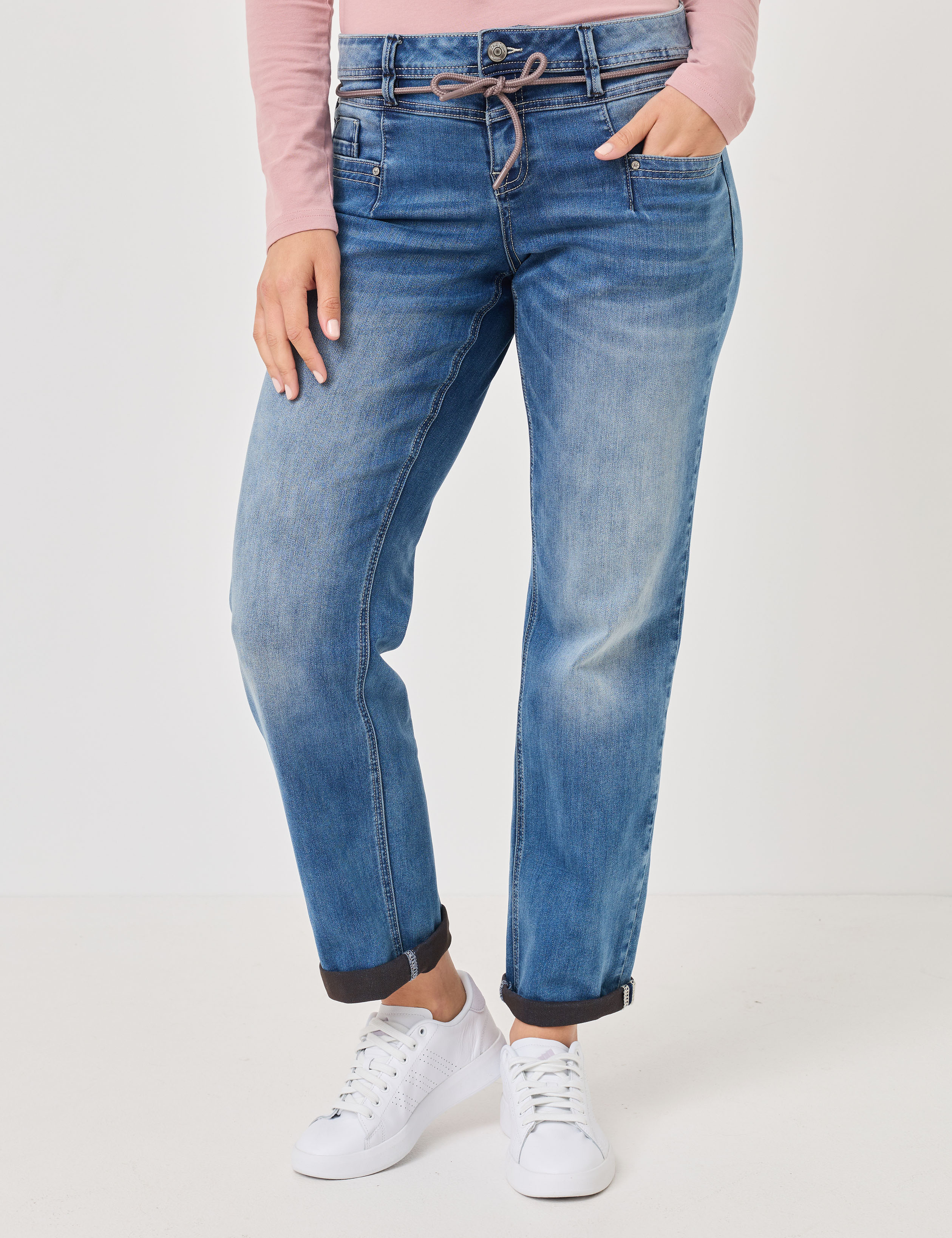 Relaxed Fit Jeans mit Kordel