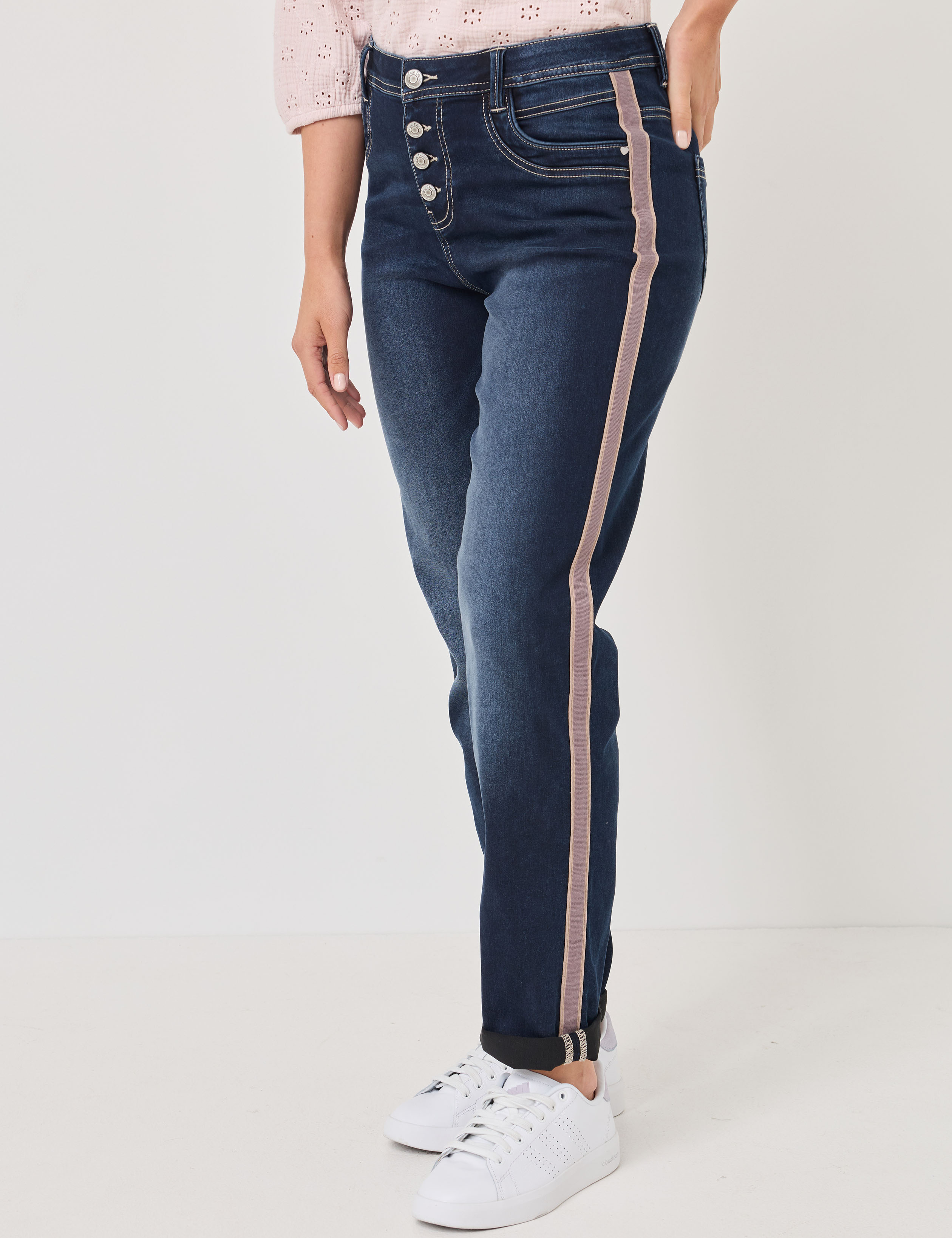 Relaxed Fit Jeans, high waist