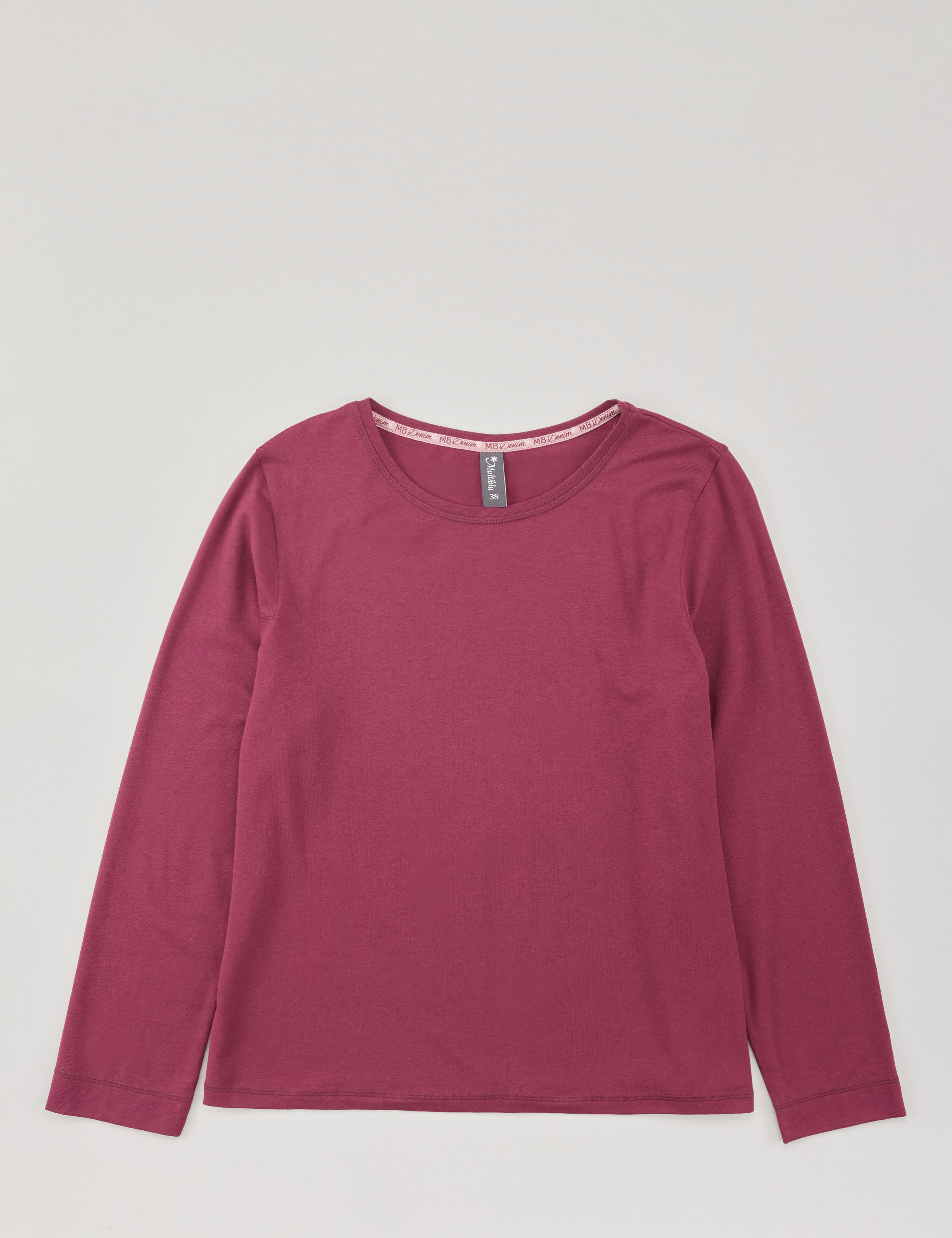 Unifarbiges Basic-Shirt, soft