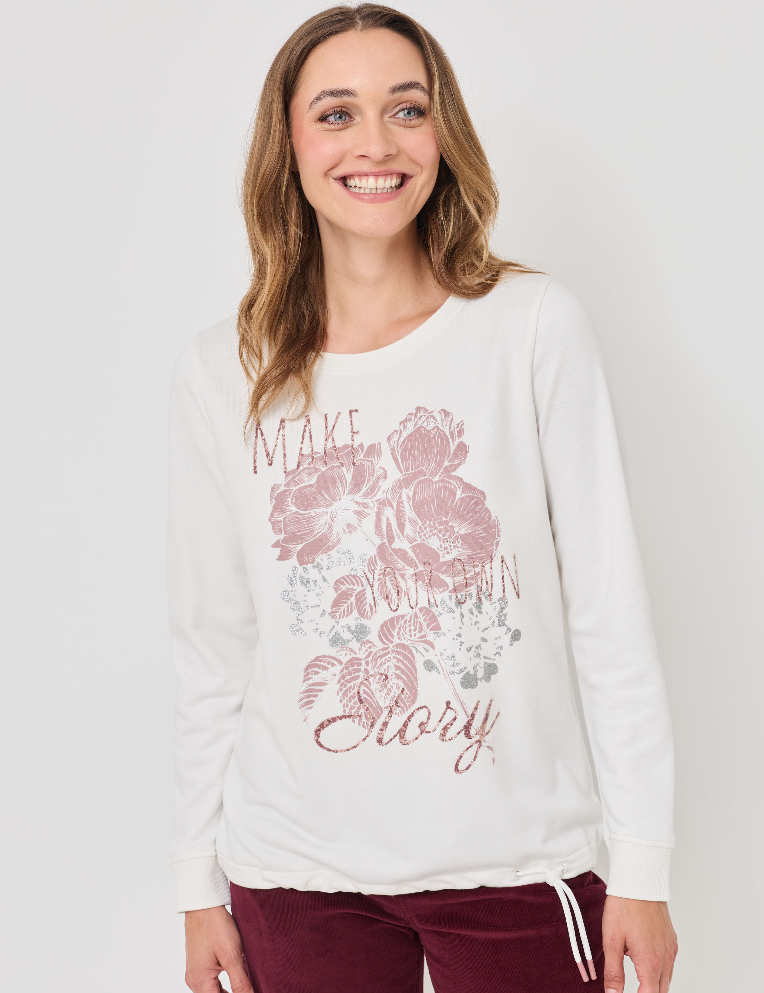 Softes Sweat mit Frontprint
