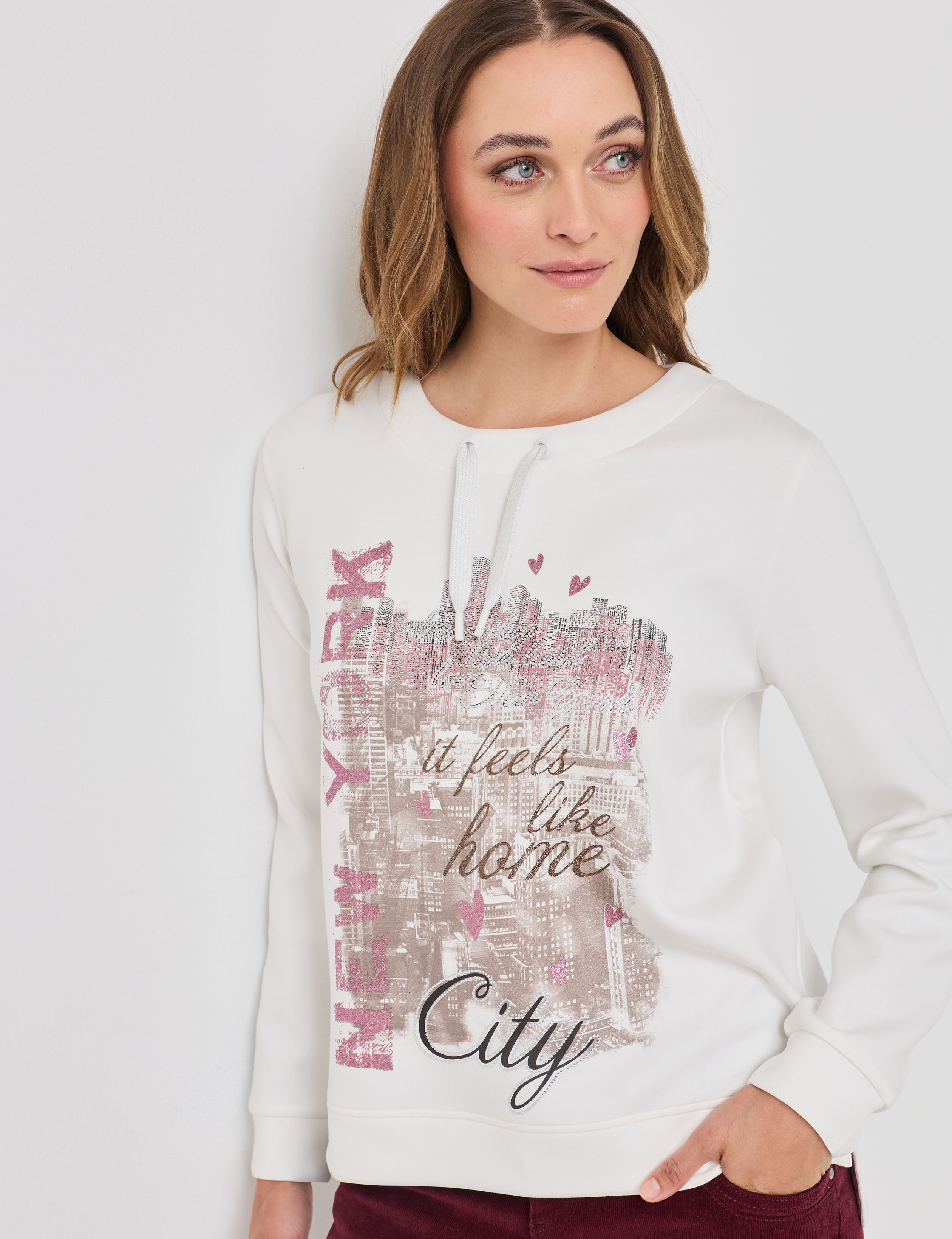 Scuba Shirt mit Frontprint