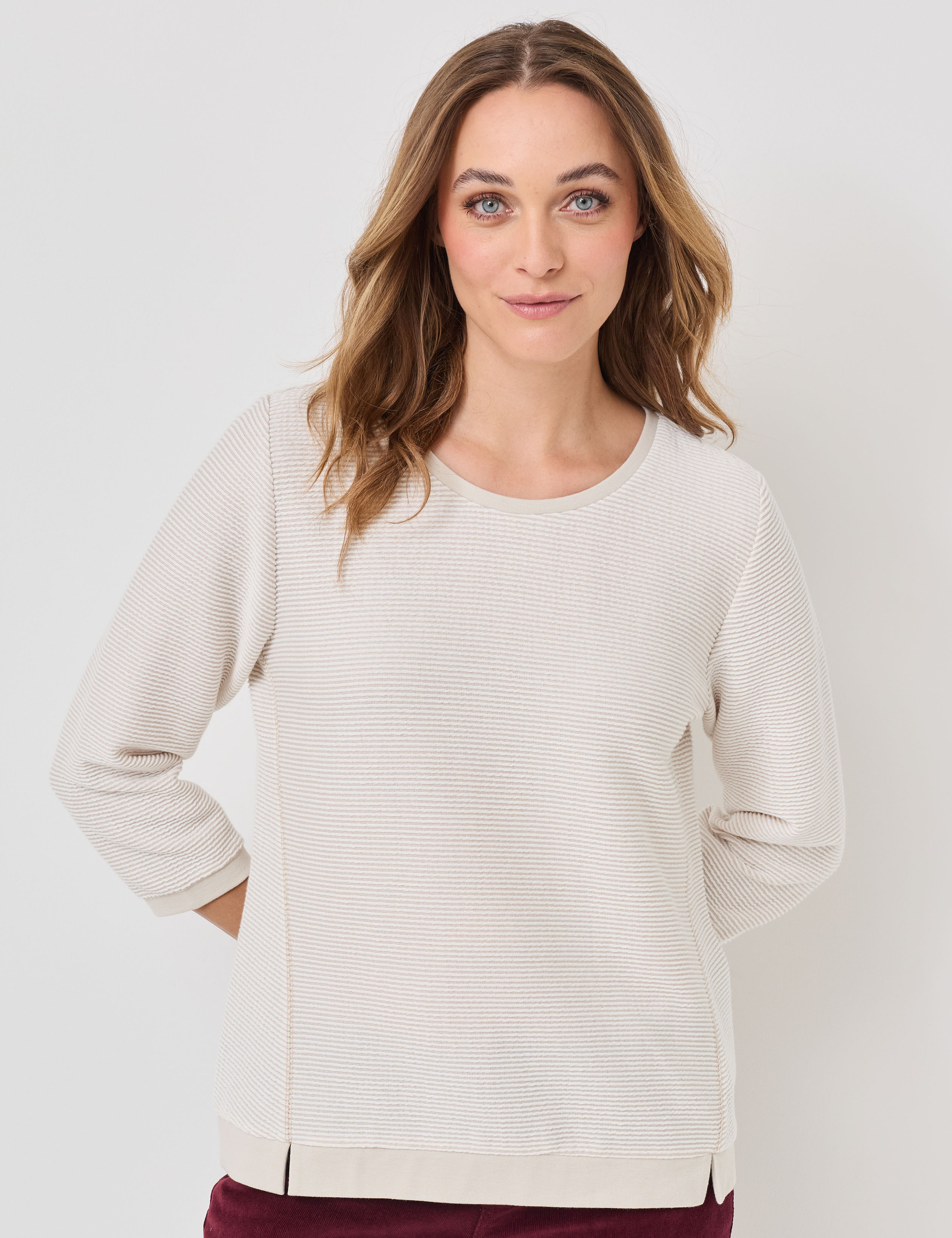 Ringel T-Shirt, mit Struktur