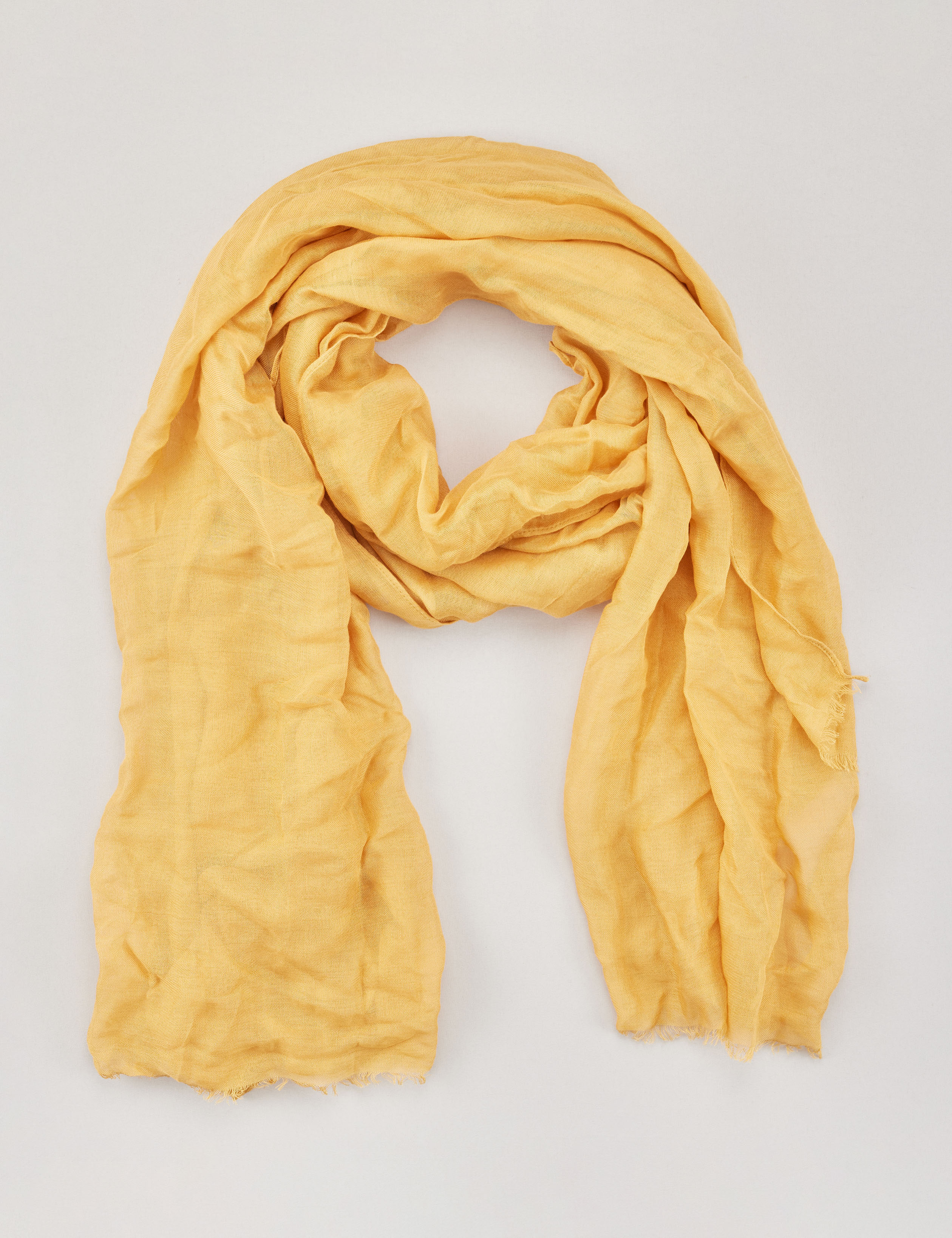 Uni-Tuch im Knitterlook