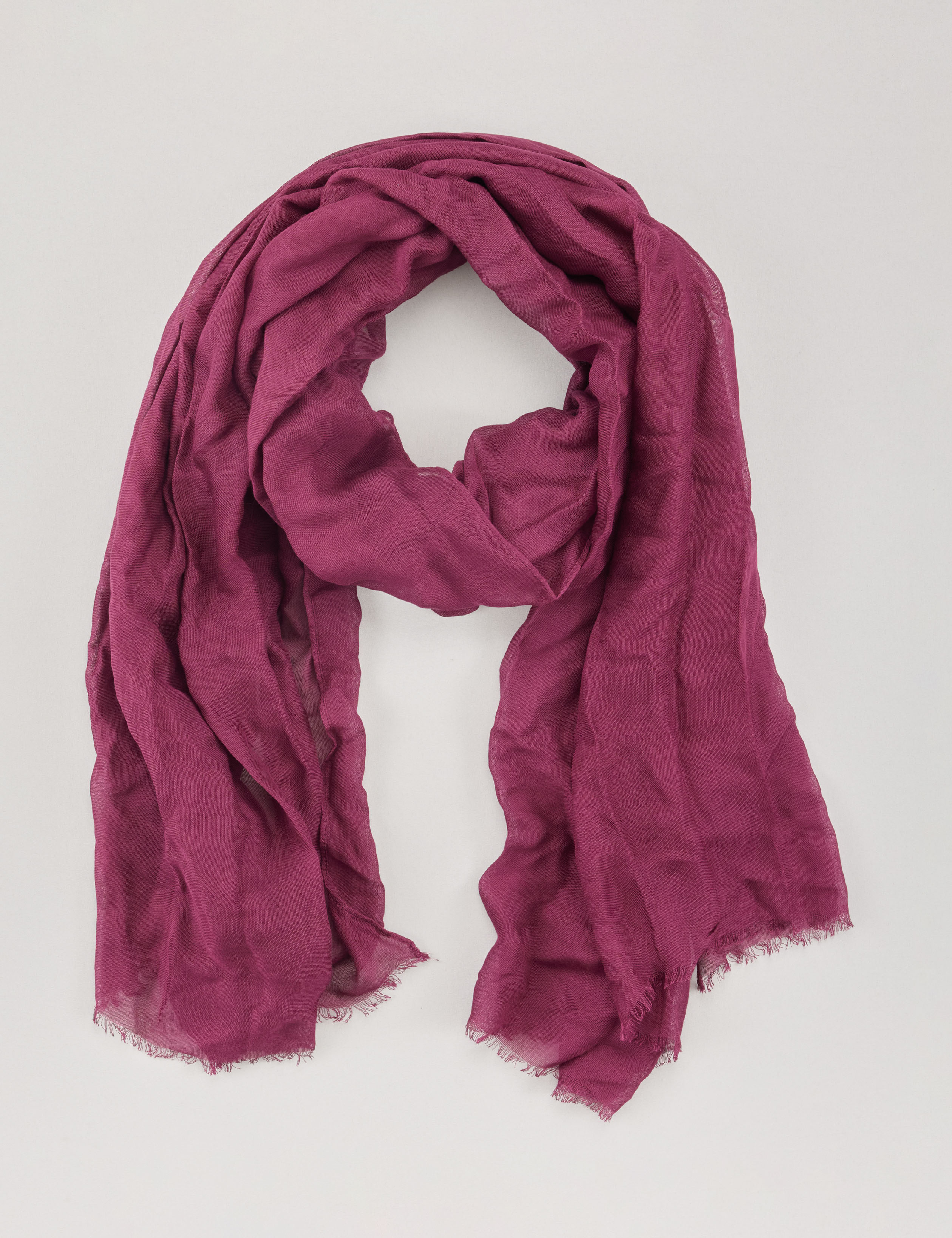 Uni-Tuch im Knitterlook