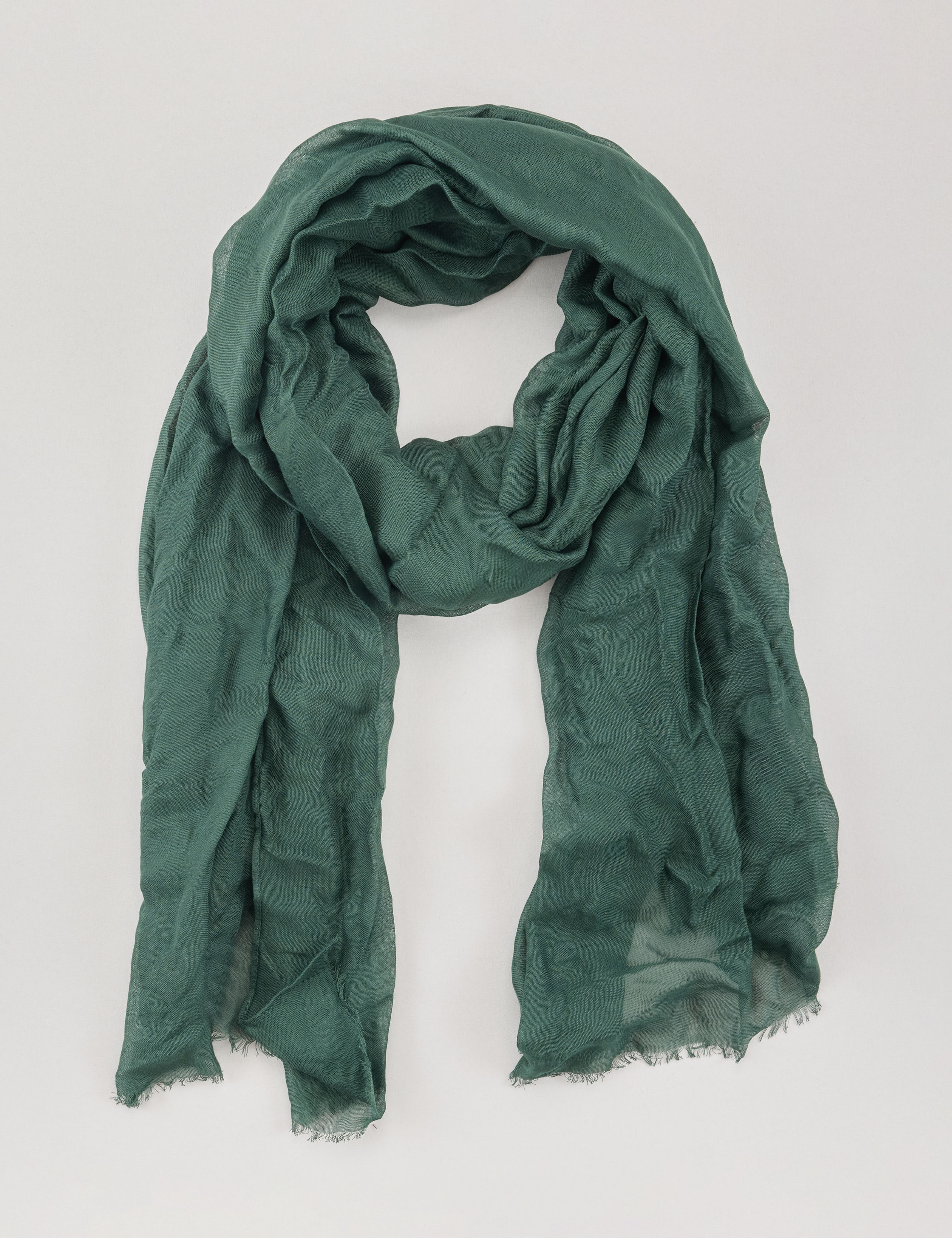 Uni-Tuch im Knitterlook