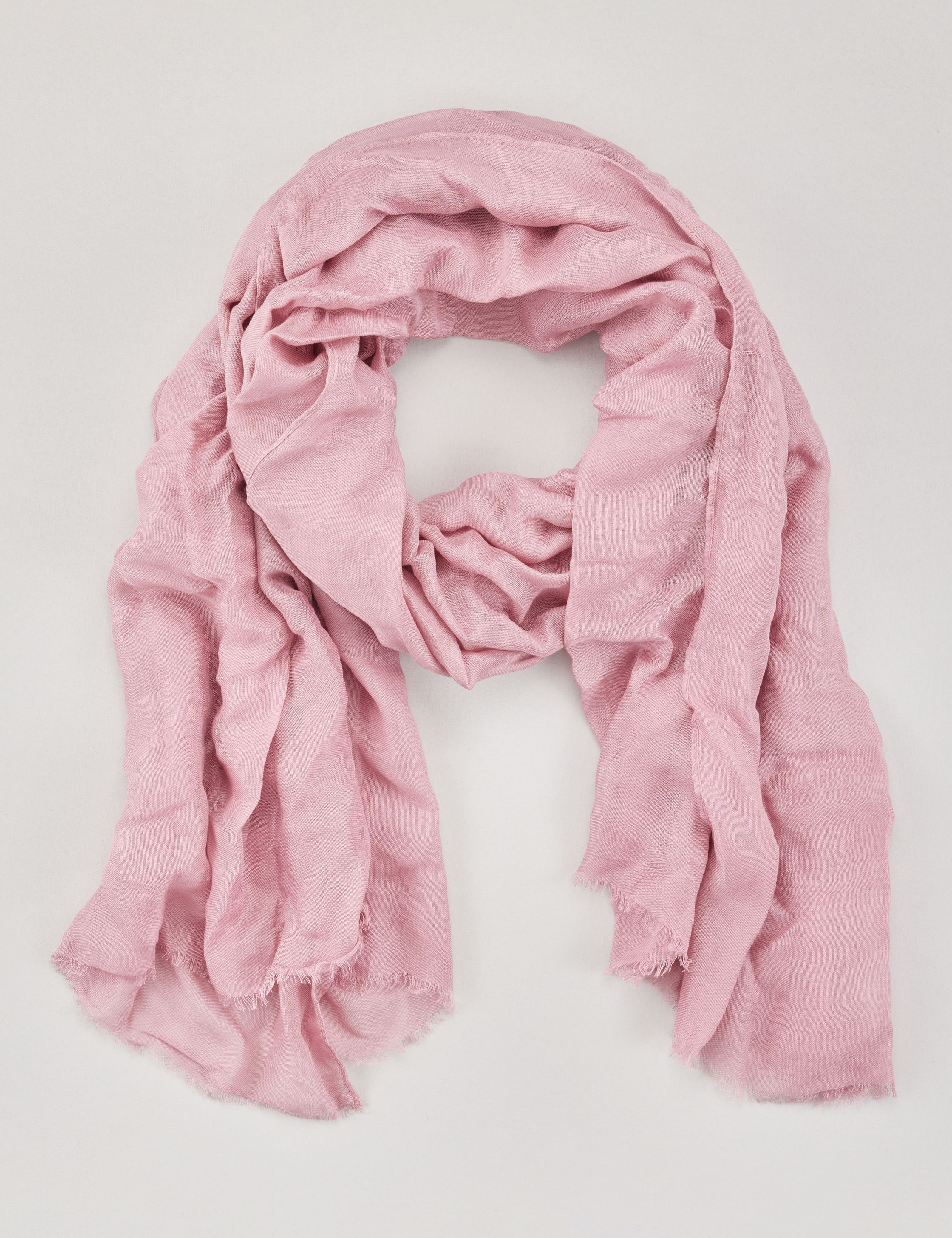 Uni-Tuch im Knitterlook