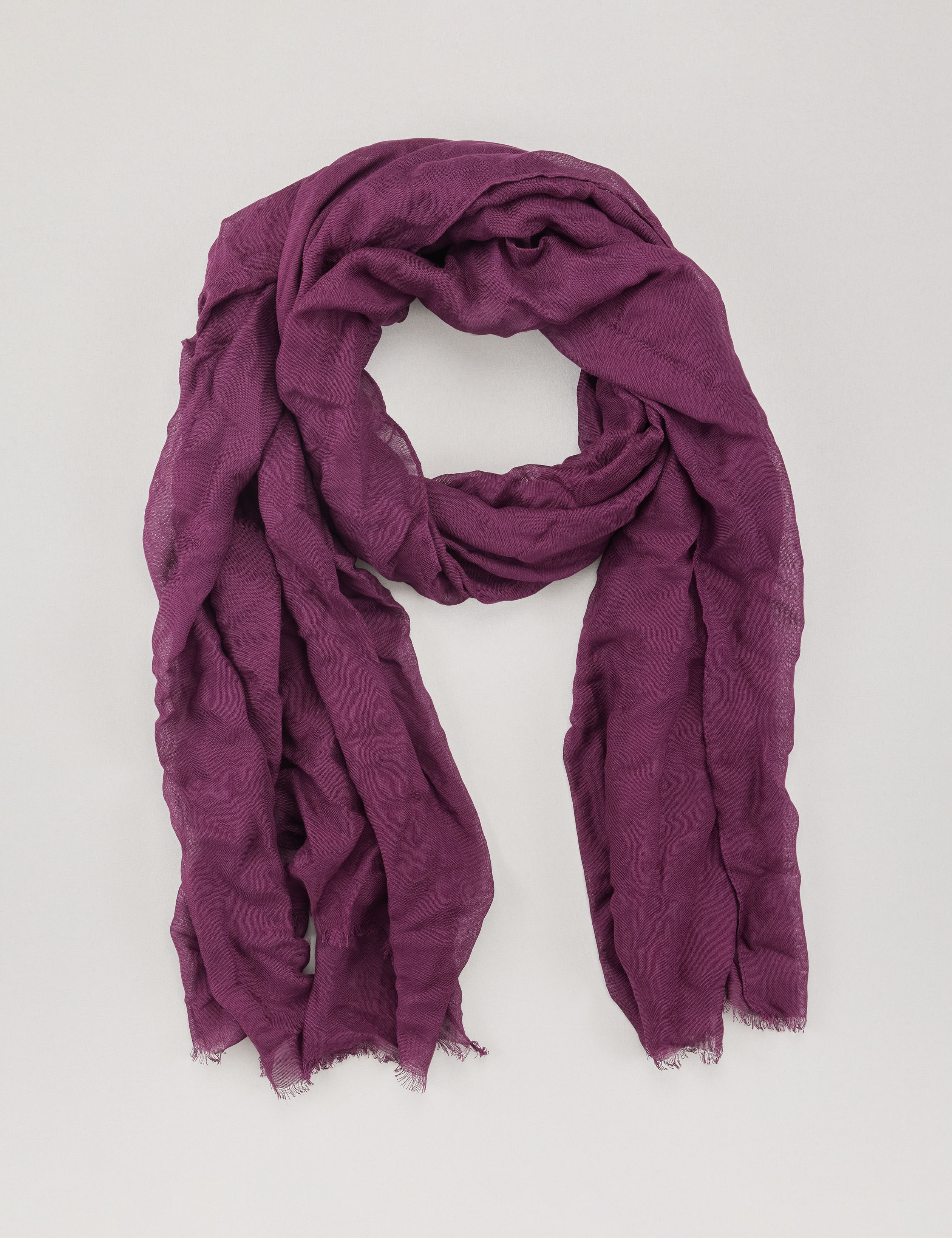 Uni-Tuch im Knitterlook