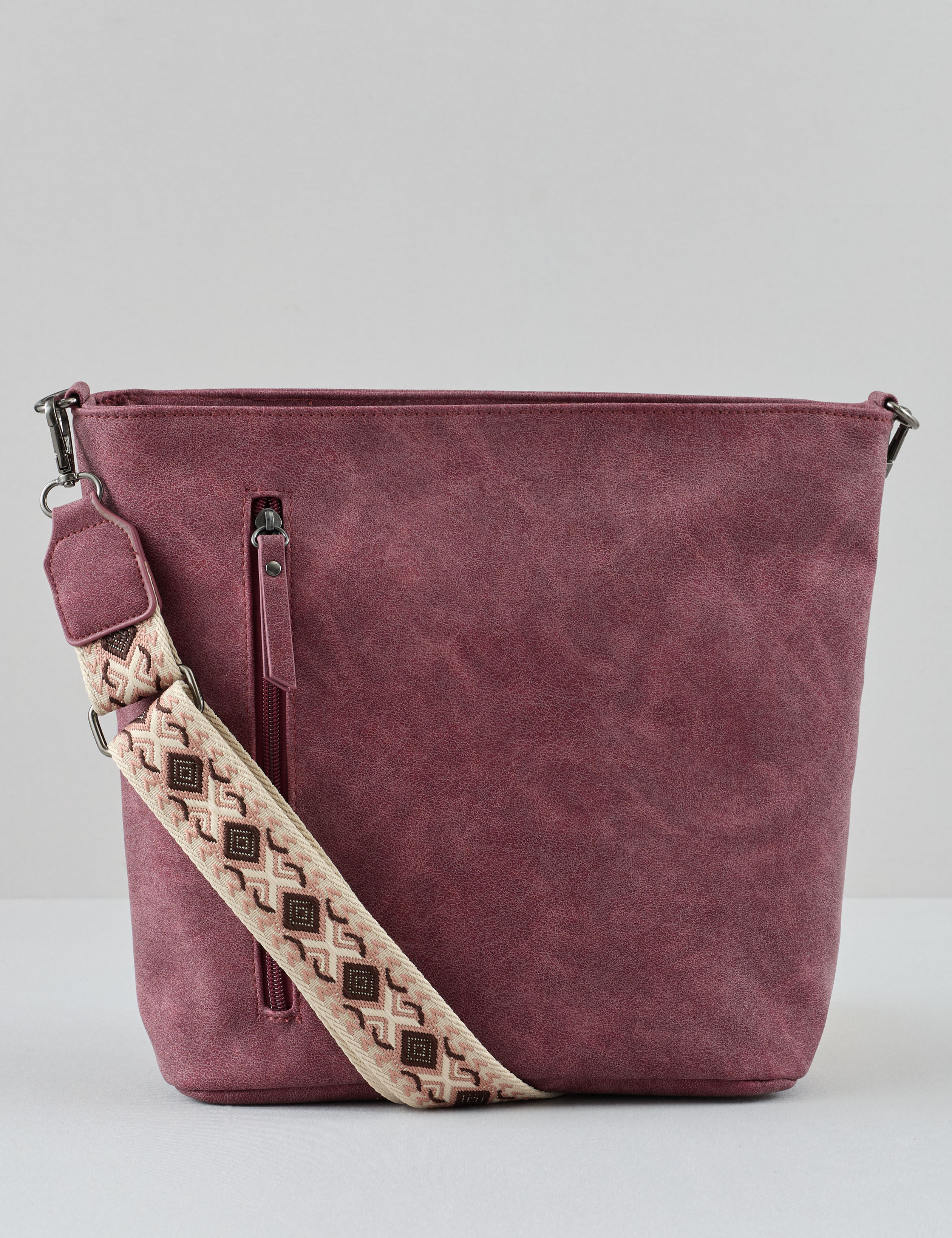Mittelgroße Tasche, Muster-Gurt