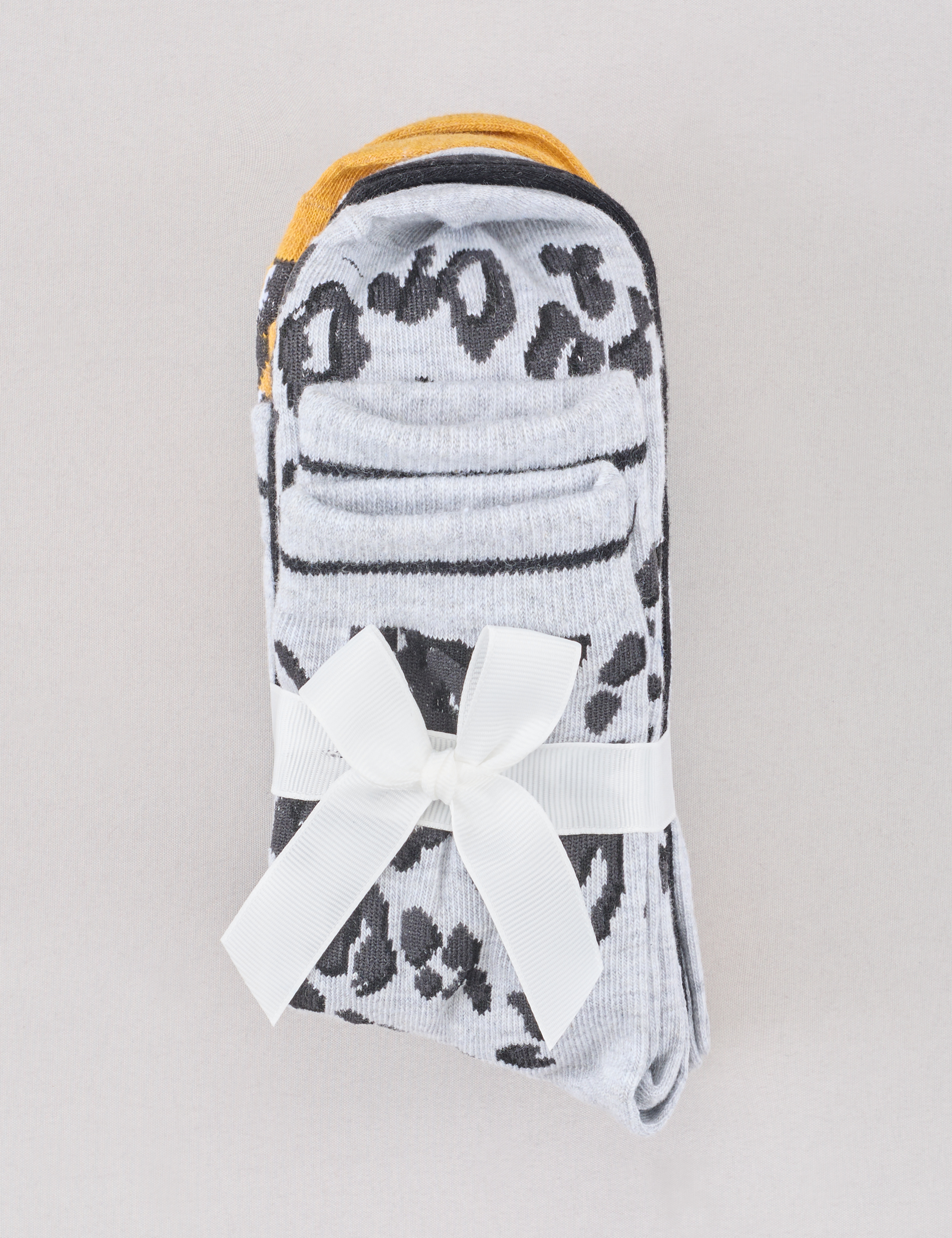 5er Pack Socken mit Leo-Muster