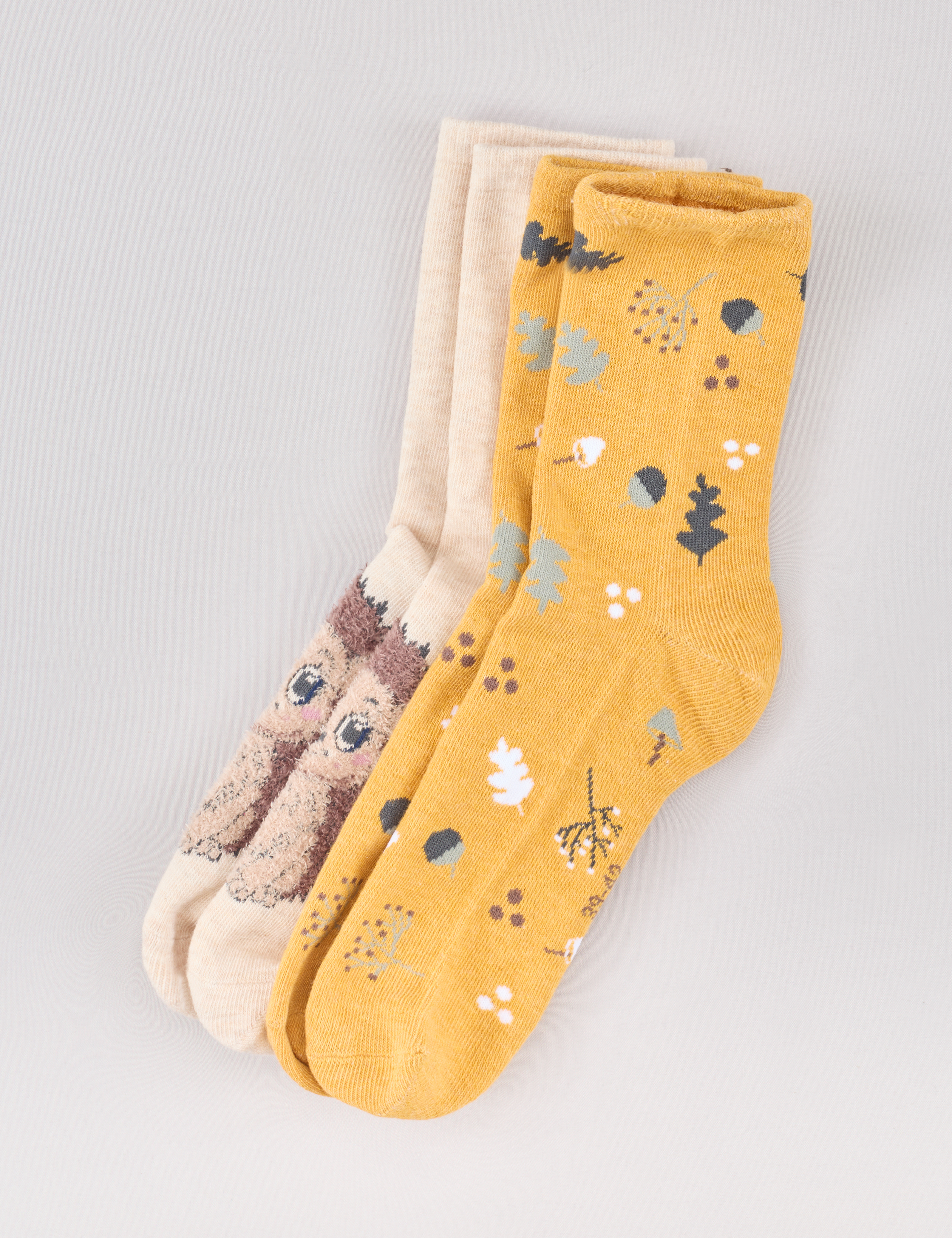 2er Pack Socken, Herbst-Motive