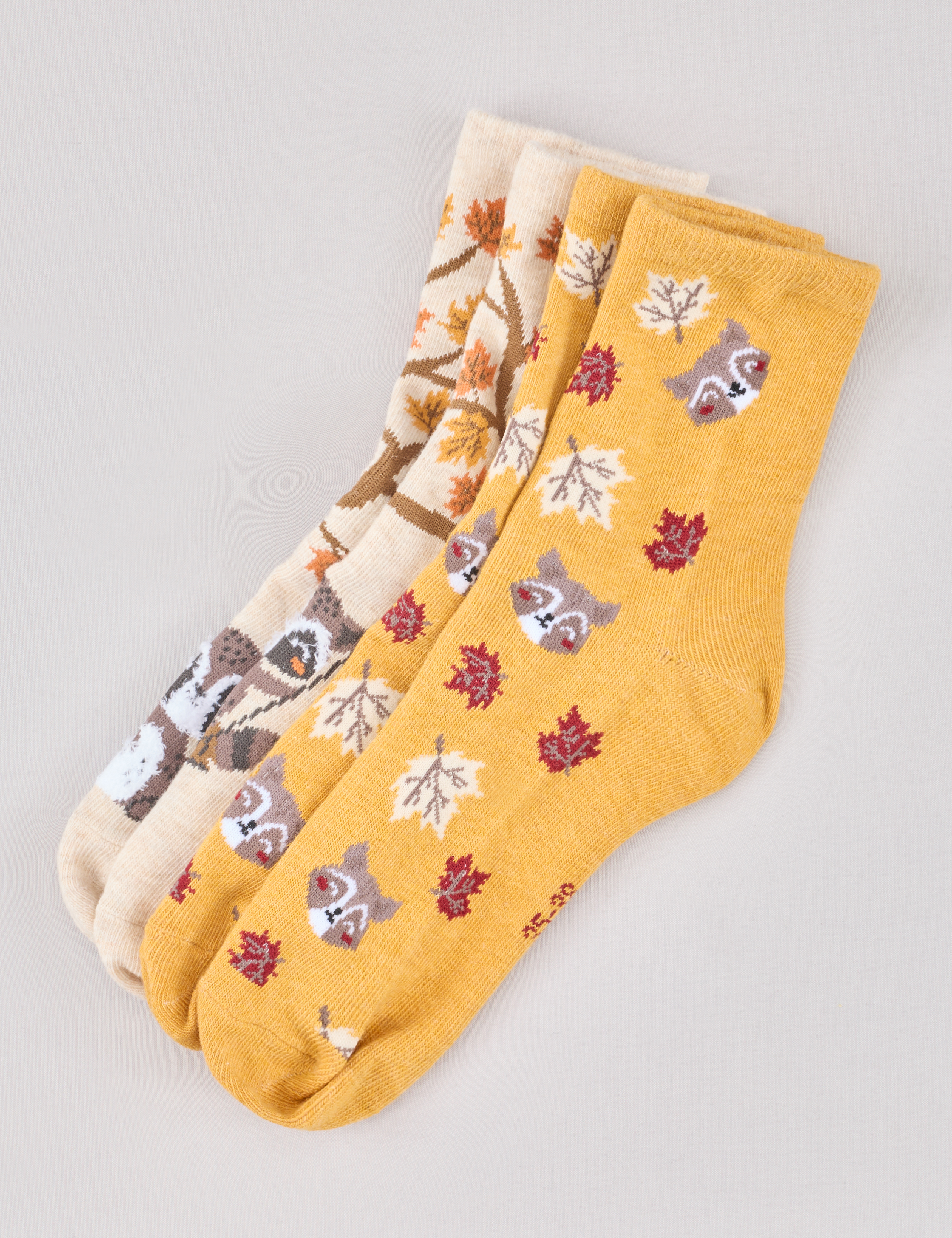 2er Pack Socken, Herbst-Motive