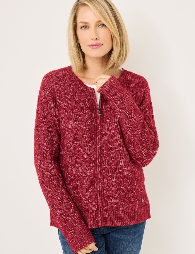 Kuschel Strickjacke Damen