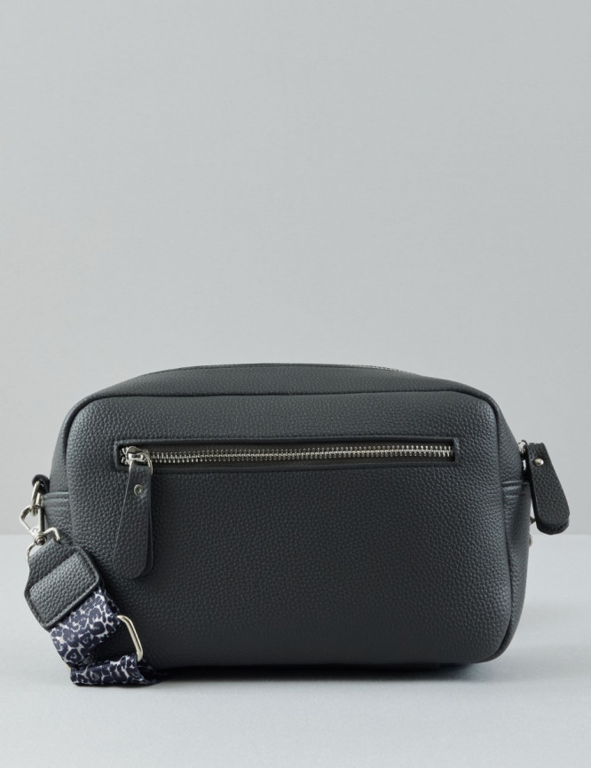 Mittelgroße Crossbody-Bag Lederlook